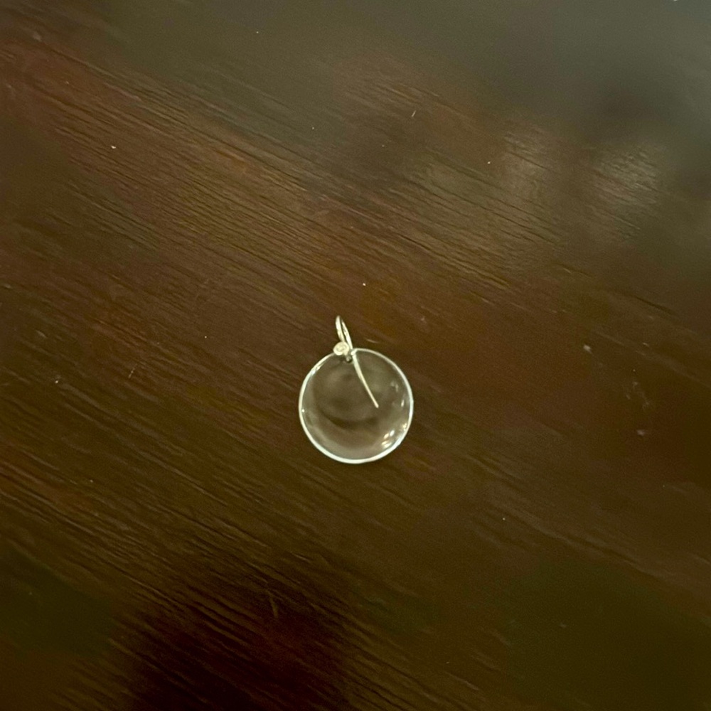 Tiffany & Co. Peretti Round Disc Diamond Drop Dangle Earring SINGLE